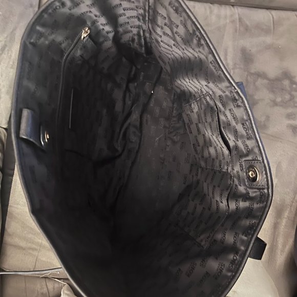 Michael Kors Black Leather Tote - Picture 2 of 2